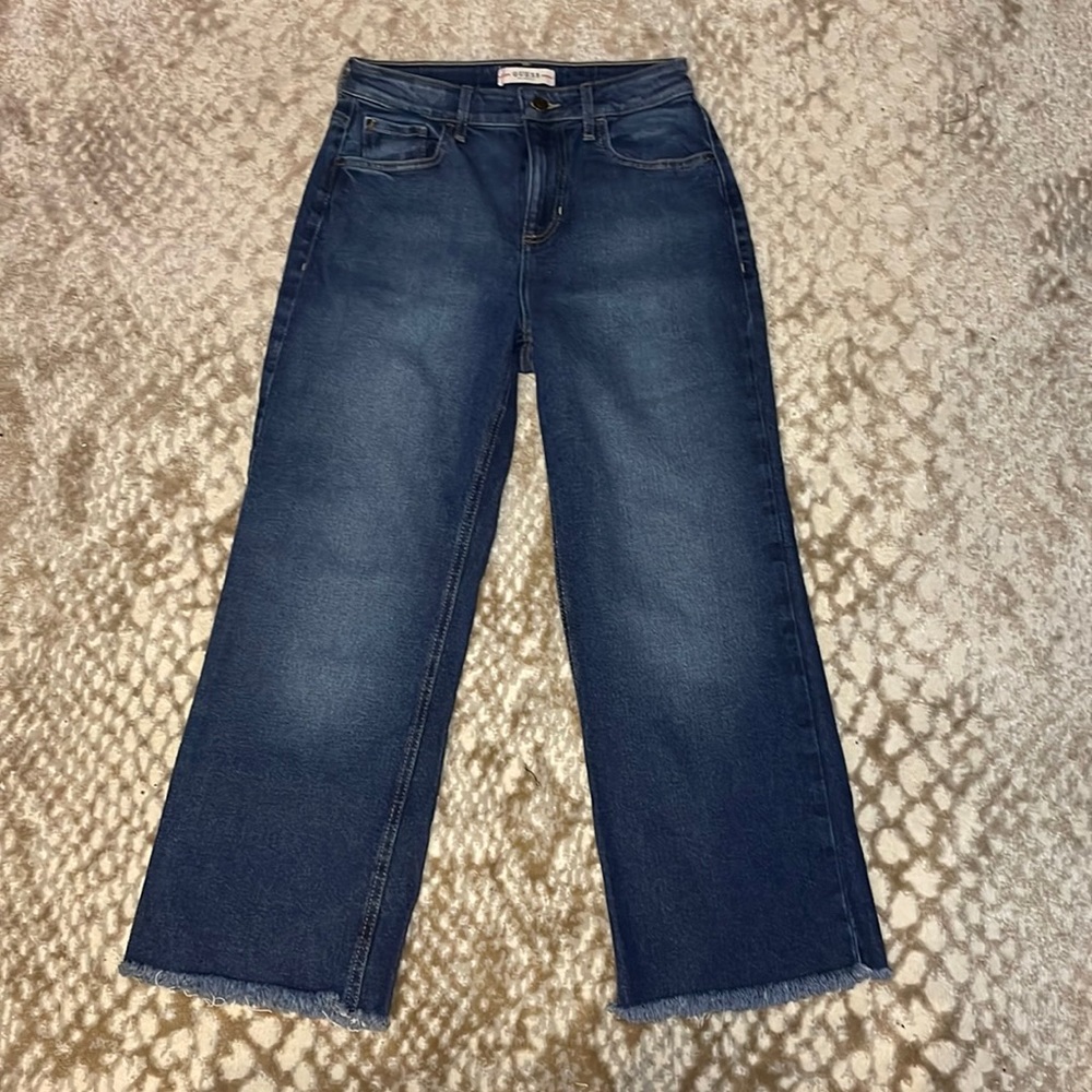 Guess Wide Leg Ankle Length Jeans - Size 27
